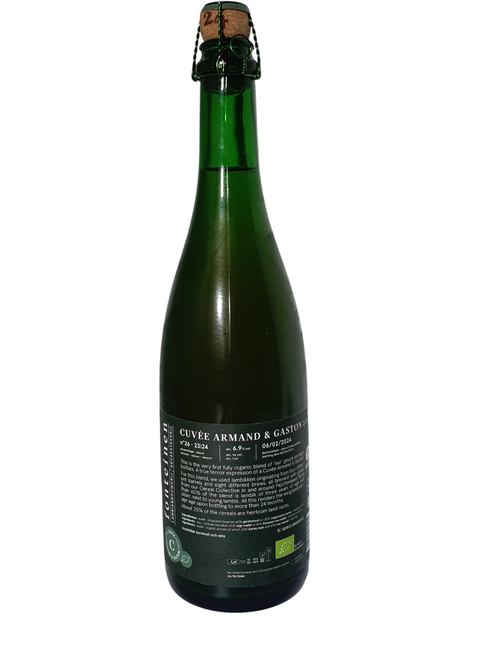 3 Fonteinen Oude Geuze Cuvée Armand & Gaston (season 23|24) Blend No. 26. 75cl