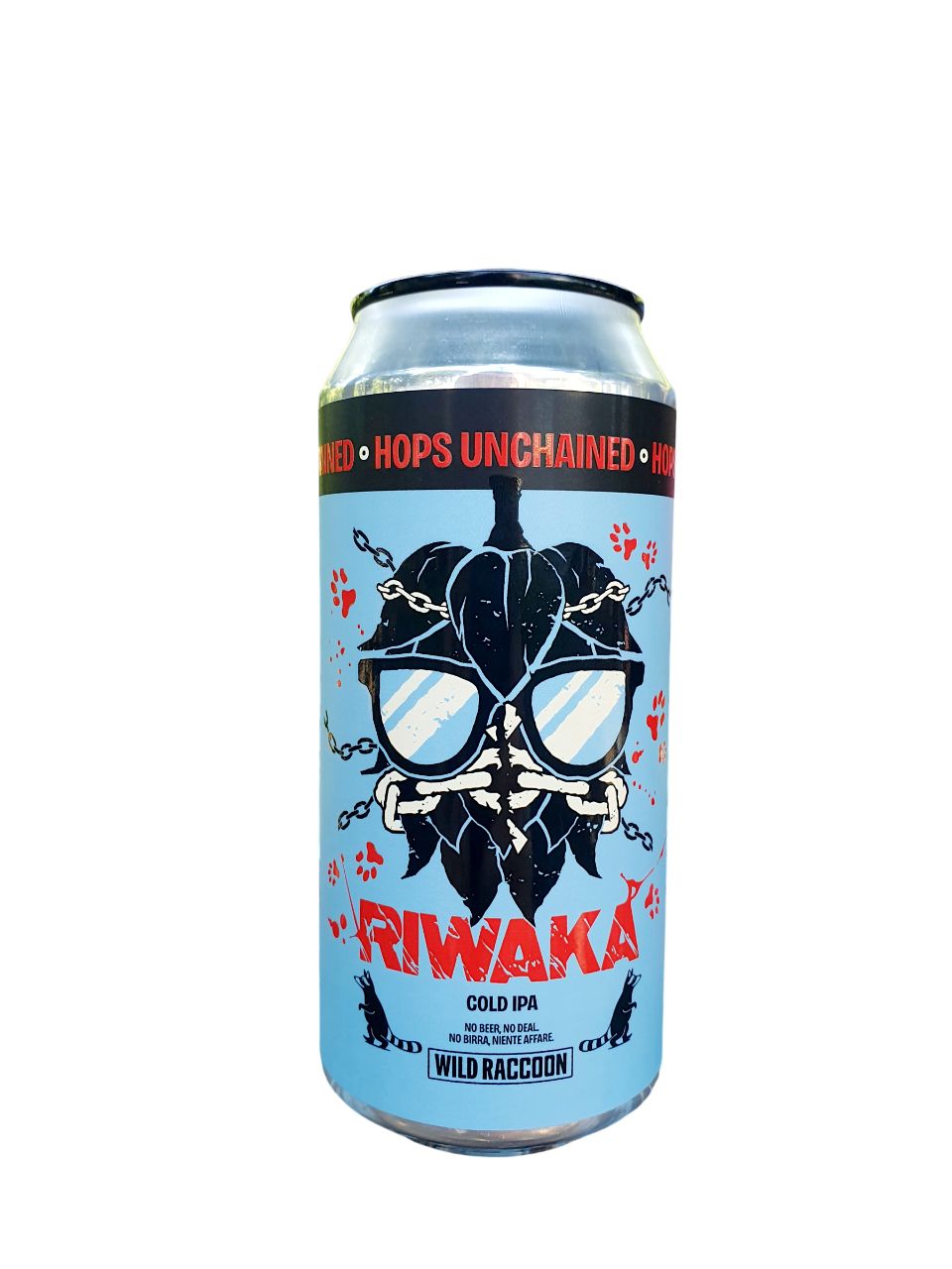 Wild Raccoon Hops Unchained Riwaka IPA 44cl