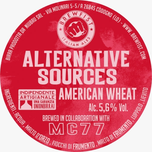 Brewfist Alternative Sources Wheat Pale Ale