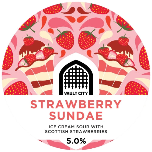 Vault City Strawberry Sundae Sour - Fruited