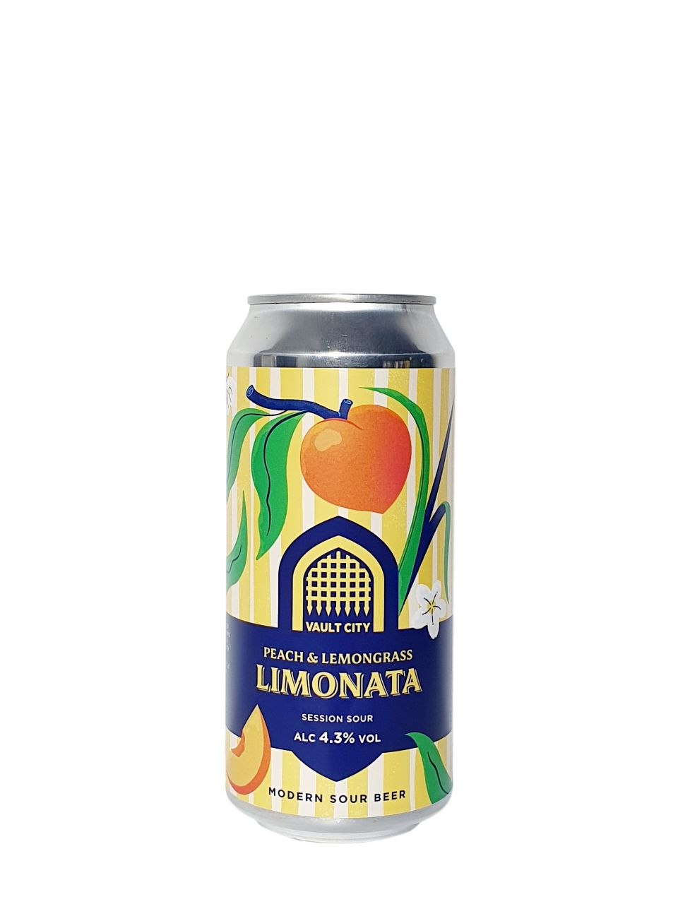 Vault City Peach & Lemongrass Limonata 44cl