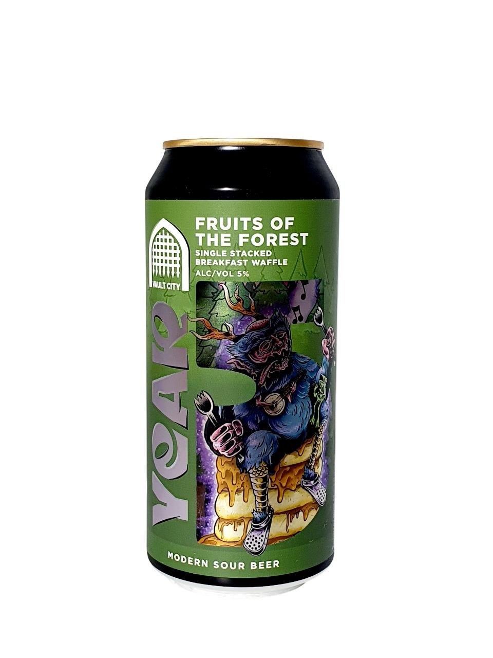 Vault City Year 5 - Fruits of the Forest Single-Stacked Breakfast Waffle Pastry Sour 44cl