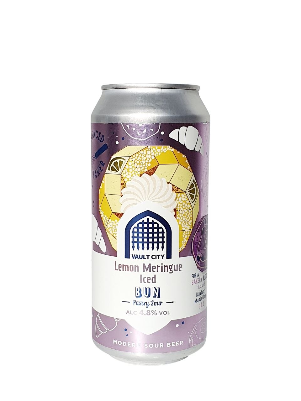 Vault City Lemon Meringue Iced Bun Pastry Sour 44cl