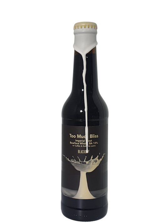 Blackout. Too Much Bliss. Bearface Whisky BA. 33cl