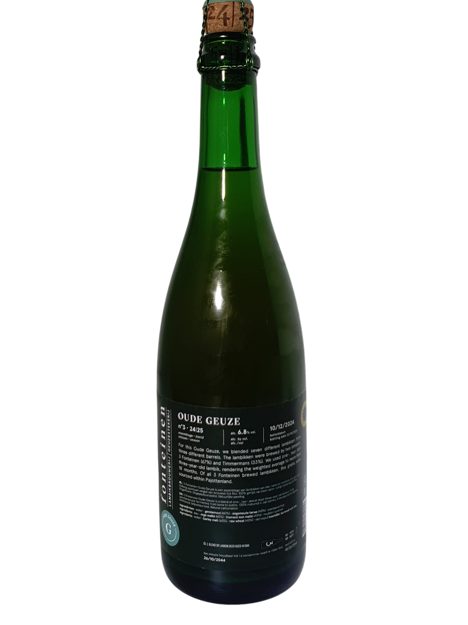 3 Fonteinen Oude Geuze (season 24|25) Blend No. 3. 75cl