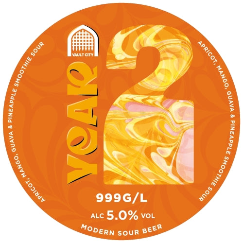 Vault City Year 2 - 999g/L: Apricot, Mango, Guava & Pineapple Pastry Sour
