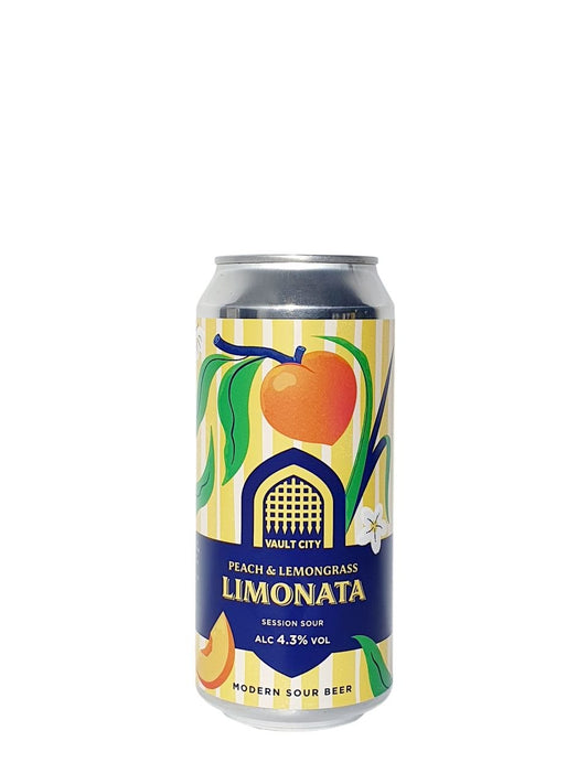 Vault City Peach & Lemongrass Limonata 44cl