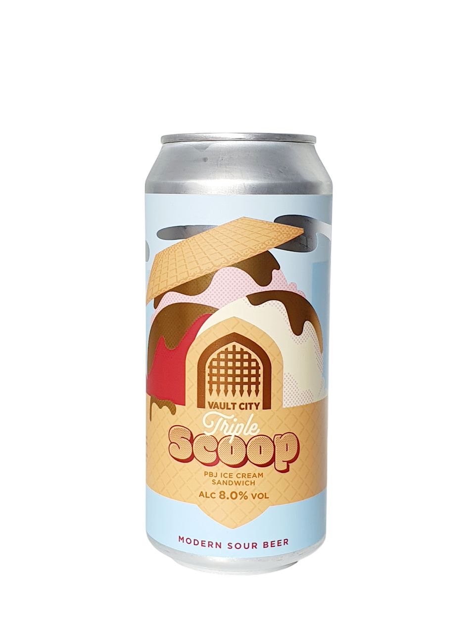 Vault City PBJ Ice Cream Sandwich - Triple Scoop Pastry Sour 44cl